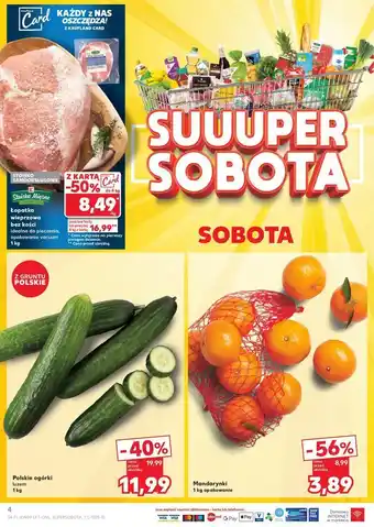 Kaufland Łopatka wieprzowa bez kości Stoisko Mięsne oferta