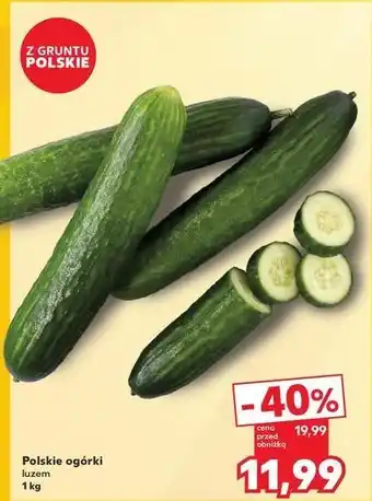 Kaufland Ogórek polski oferta