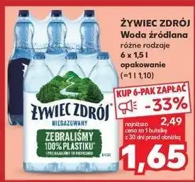 Kaufland Woda niegazowana Żywiec Zdrój oferta