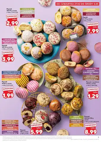 Kaufland Pączek z borówkami oferta