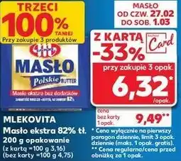 Kaufland Masło ekstra Mlekovita Polskie oferta