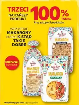 Kaufland Makaron 5-jajeczny krajanka K-Classic Stąd Takie Dobre! oferta