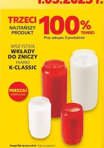 Kaufland Wkład olejowy 150 g czerwony K-Classic oferta