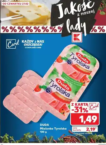 Kaufland Mielonka tyrolska Silesia Duda oferta