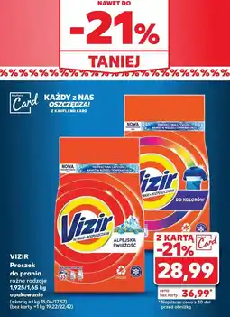 Kaufland Proszek do prania kolorowego Vizir oferta