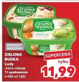 Kaufland Lody bakaliowe z kawałkami bakalii Zielona Budka oferta