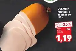 Kaufland Mortadela ze schabem Olewnik oferta