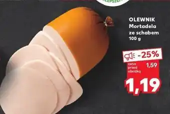 Kaufland Mortadela ze schabem Olewnik oferta