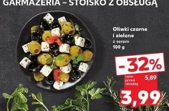 Kaufland Oliwki czarne i zielone z serem feta oferta