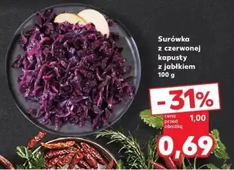 Kaufland Surówka z czerwonej kapusty jabłkiem oferta