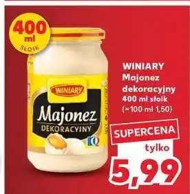 Kaufland Majonez dekoracyjny Winiary oferta