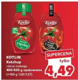 Kaufland Ketchup pikantny z piekła rodem Kotlin oferta