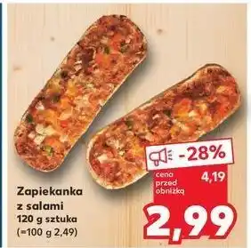 Kaufland Zapiekanka z salami oferta