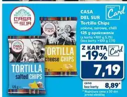 Kaufland Chipsy serowe Casa Del Sur oferta