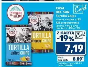 Kaufland Chipsy serowe Casa Del Sur oferta