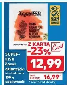 Kaufland Łosoś atlantycki wędzony w dymie dębowym Superfish oferta