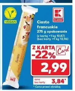 Kaufland Ciasto francuskie K-Classic oferta