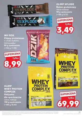 Kaufland Baton double chocolate Olimp Protein Xplode oferta