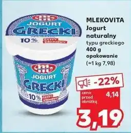 Kaufland Jogurt typu greckiego Mlekovita oferta