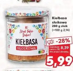 Kaufland Kiełbasa słoikowa K-Classic Stąd Takie Dobre! oferta