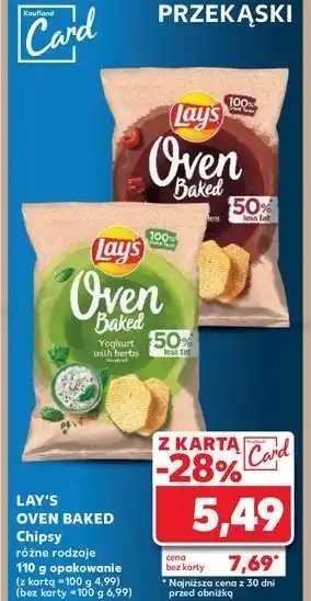 Kaufland Chipsy grillowane warzywa Lay's Oven Baked (Prosto Z Pieca) oferta