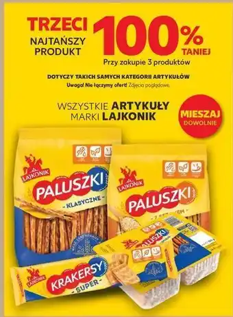 Kaufland Krakersy super Lajkonik oferta