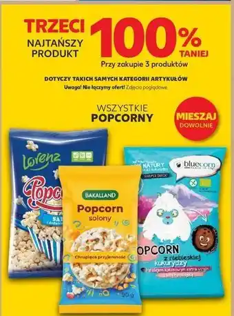 Kaufland Popcorn z niebieskiej kukurydzy Bluecorn oferta