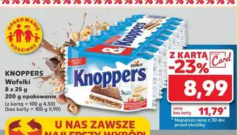 Kaufland Wafelek Knoppers oferta