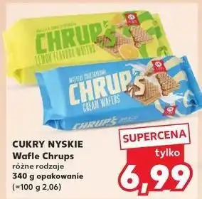 Kaufland Waffle śmietankowe chrups! Cukry Nyskie oferta