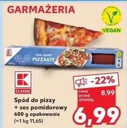 Kaufland Spód do pizzy + sos pomidorowy K-Classic oferta