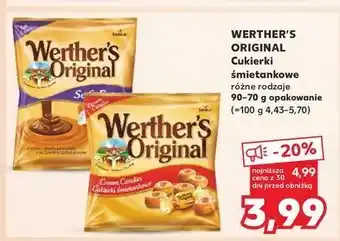 Kaufland Cukierki soft eclairs Werther's Original oferta