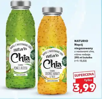 Kaufland Napój zielona herbata i yuzu Naturio Chia oferta