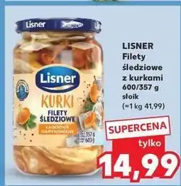 Kaufland Filety śledziowe z kurkami Lisner oferta