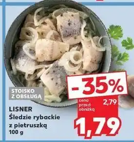 Kaufland Filety śledziowe rybackie krojone z pietruszką Lisner oferta