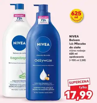 Kaufland Balsam łagodzący z aloesem skóra normalna i sucha pompką Nivea oferta