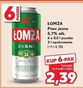 Kaufland Piwo Łomża Jasne (Dawniej Export) oferta