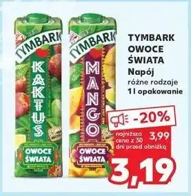 Kaufland Napój mango Tymbark Owoce Świata oferta