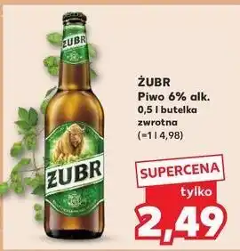 Kaufland Piwo Żubr 1768 oferta