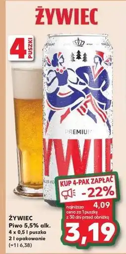 Kaufland Piwo Żywiec Jasne Pełne oferta