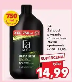 Kaufland Żel pod prysznic Fa Men Sport Energy Boost oferta