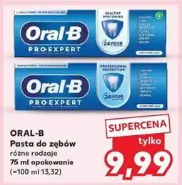 Kaufland Pasta do zębów healthy whitening Oral-B Pro-Expert oferta