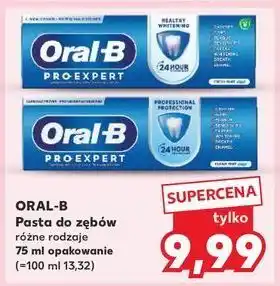 Kaufland Pasta do zębów healthy whitening Oral-B Pro-Expert oferta