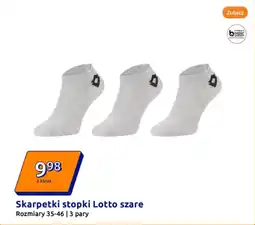 Action Skarpetki stopki Lotto szare oferta