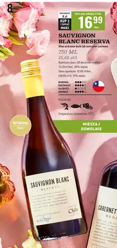 Biedronka Wino Sauvignon Blanc Reserva oferta