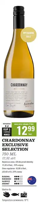 Biedronka Wino Exclusive Selection Chardonnay oferta