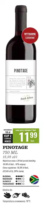 Biedronka Wino Pinotage South Africa oferta