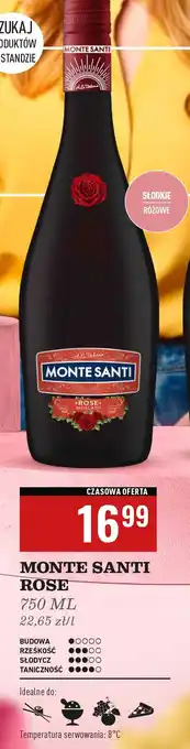 Biedronka Wino Monte Santi Rose oferta