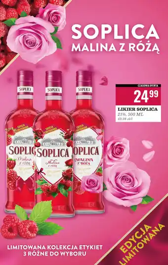 Biedronka Wódka Soplica Malina Z Różą oferta