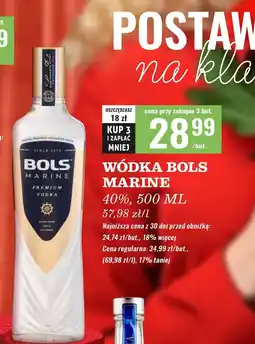 Biedronka Wódka Bols Marine oferta