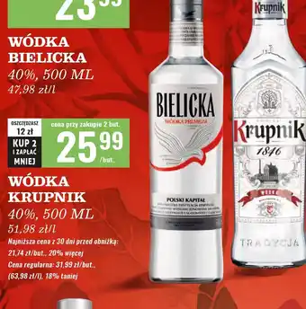 Biedronka Wódka Krupnik Premium oferta